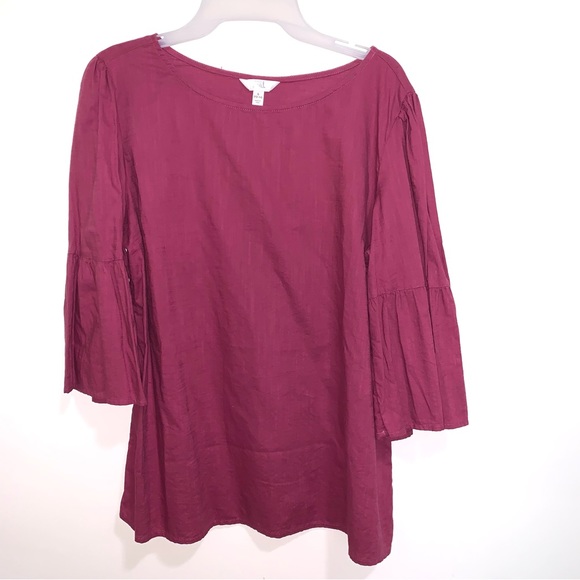 Time and Tru Tops - 🌷5/$20 Time and Tru Women’s Purple Blouse